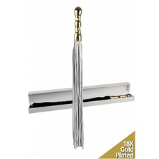 Плетка Luxury Whip18k-Gold plated White SH-OULM006
