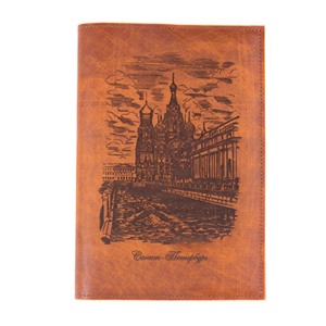 Ежедневник большой Питер в кож.облож. недатир. (коричн.)