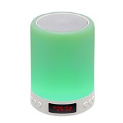 Портативная акустика Ginzzu GM-893B 5W, черный. BT-Колонка/LED/SD/AUX/FM/часы