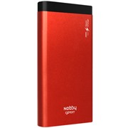 Аккумулятор внешний Nobby Expert (PB-10-04) 10000 mAh красн. PD + QC3.0, 3A,