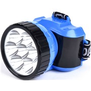 Фонарь Smartbuy аккумуляторный налобный SBF-24-B 7 LED / синий