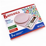 Весы кухонные ВАСИЛИСА ВА-012 сиреневый макс.5кг