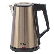 Чайник GALAXY GL 0320 золотой 2000Вт, 1.7 л, тройная стенка из нерж. стали