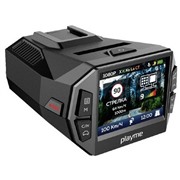 Видеорегистратор Playme P600 SG + радар-детектор + GPS 2304x1296,2.3",GPS сигнатур