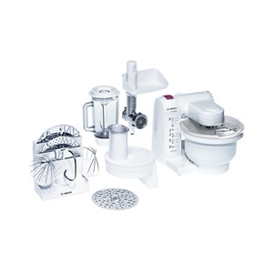 Комбайн BOSCH MUM 4657 550Вт,мясорубка,блендер,овощерезки,тесто