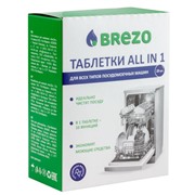 Бытовая химия BREZO 87466 таблетки ALL IN 1 для ПММ, 20 шт,