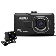 Видеорегистратор Slimtec Dual F2 3",1920x1080,140*,G-сенсор,2 кам.