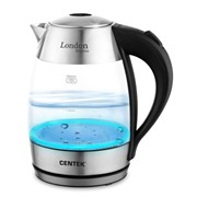 Чайник CENTEK CT-0059 Лондон 2200 Вт, 1,7 литра,стекло