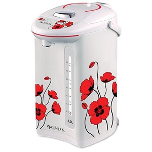 Термопот CENTEK CT-1080T рисунок на корпусе 5.0л, 750Вт, 3 сп-ба подачи воды, двойная защита