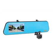 Видеорегистратор Carcam Каркам Z5 (2 камеры) зеркало,1280x720+VGA,4.3",140°,до32ГБ