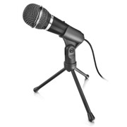 Микрофон настольный Trust STARZZ All-round 21671 jack 3.5мм, длина кабеля - 2.5м, съёмная подставка
