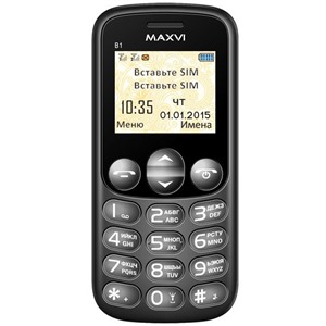 Сотовый телефон MAXVI  B1 Black