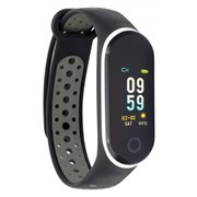Фитнес-браслет Qumann QSB 10 Black/Grey TFT -  0,96", IP67, измерение пульса и давления