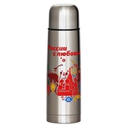 Термос ЗАБАВА РК-1005М "Россия" 1.0л,  нерж. сталь, колба нерж.