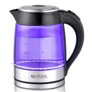 Чайник CENTEK CT-1074 черный 2200 Вт, 1.8 л, стекло