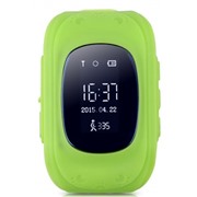 Умные часы Carcam Каркам Baby Watch Q50 зеленые детские OLED, с GPS-трекером