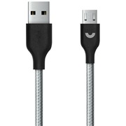 Кабель Prime Line (7219) micro USB серый нейлон 1.2м