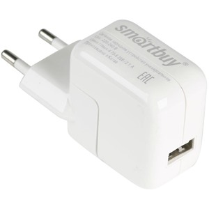З/У SmartBuy (SBP-9040) Ultra iCharge, белый 1 USB, 2.1A