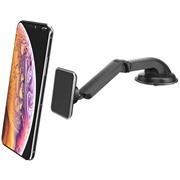 Держатель AXPER Magic Mount магнитный, крепление на стекло и торпедо автомобиля, на длинной ноге
