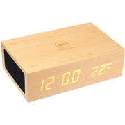 Акустическая система Stenn W1 Bluetooth, USB, 2x3 Вт, часы, будильник, термометр