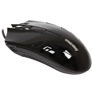 Мышь проводная Smartbuy ONE 339 черная 1000 dpi / SBM-339-K / кабель 1,4м.