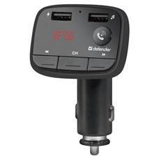 FM-трансмиттер DEFENDER RT-Multy, Bluetooth, USB 2.0, micro SD, черный, 68009 ОЗ