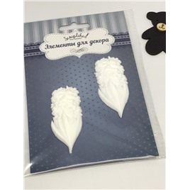 Набор пластикового декора "Садовые букеты"