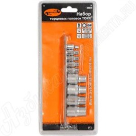 Набор головок TORX E4-E16, АВТОДЕЛО, 39829