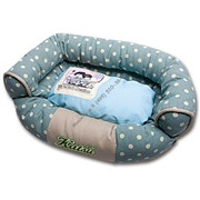 Катсу Лежак -диван "Фьюжн"   голубой (разм.М)  75х50х20(cm)