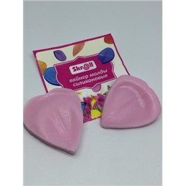 Вайнер, двухсторонний силикон. Молд, лепесток тюльпана st-0259