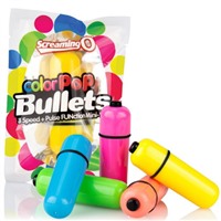 Screaming O ColorPop Bullets, голубой
Яркая водонепроницаемая вибропуля