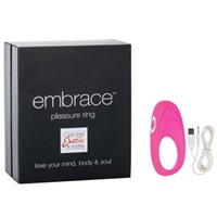 California Exotic Embrace Pleasure Ring, розовый
Эрекционное виброкольцо с usb-зарядкой