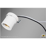  Sneha Lamp holder E27 A201 porcelain (wire 200mm)