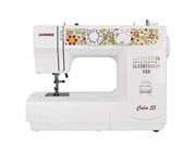 Швейная машина Janome Color 55, 17 операций, обметочная, потайная, эластичная строчка, белый