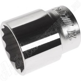 Головка торцевая двенадцатигранная 1/2", 27 мм, JTC, JTC-43927