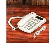 Проводной телефон RITMIX RT-440, поддержка hands-free, FSK/DTMF Caller ID, белый