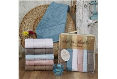JAKLIN 70x140  (ассорти) Пол. Махровое 1х6