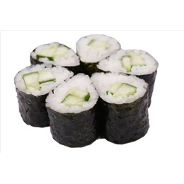 Мини роллы с огурцом