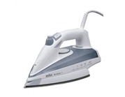 Утюг Braun TS735TP, 2400 Вт, вертик. отпаривание, насадка для деликат.тканей, серый/белый