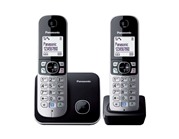 Телефон Panasonic KX-TG6812 RUB DECT, комплект из базы и 2 трубок, полифония, громкая связь   253167