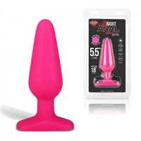 Hustler All About Anal Butt Plug, розовый, 12 см
Анальный плаг из ультрабархатистого силикона