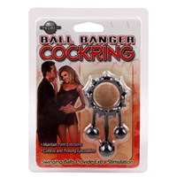 Chisa Ball Banger Cockring, черное
Эрекционное кольцо с подвесками