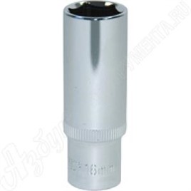 Головка торцевая глубокая 3/8"DR 16 мм, OMBRA, 138116