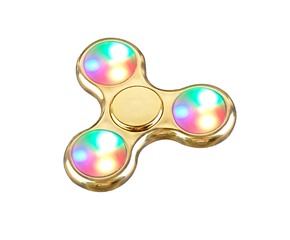  Fidget Spinner Игрушка-антистресс спиннер Fidget Spinner Хром Золотой светящийся