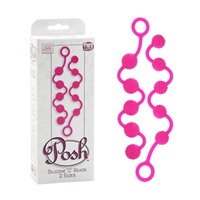 California Exotic Posh Silicone “O” Beads, розовый
Две анальные цепочки