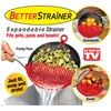 Универсальный дуршлаг-накладка для слива воды Better Strainer (Беттер Страйнер)