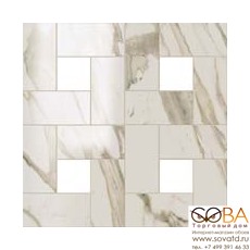 Мозаика Супернова Марбл Калакатта Голд  Лаппато 450х450 мм - 0,405/12,15 купить по лучшей цене в интернет магазине стильных обоев Сова ТД. Доставка по Москве, МО и всей России