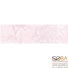 Декор Dec. Flower Pink B  29x100 купить по лучшей цене в интернет магазине стильных обоев Сова ТД. Доставка по Москве, МО и всей России