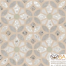 Декор Vitra  Beton-Terrazzo Пэчворк Лаппато Ректификат 60х60 купить по лучшей цене в интернет магазине стильных обоев Сова ТД. Доставка по Москве, МО и всей России