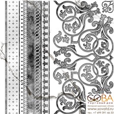 Декор Classic Marble  Белый G-270/G/d03/40x40 купить по лучшей цене в интернет магазине стильных обоев Сова ТД. Доставка по Москве, МО и всей России